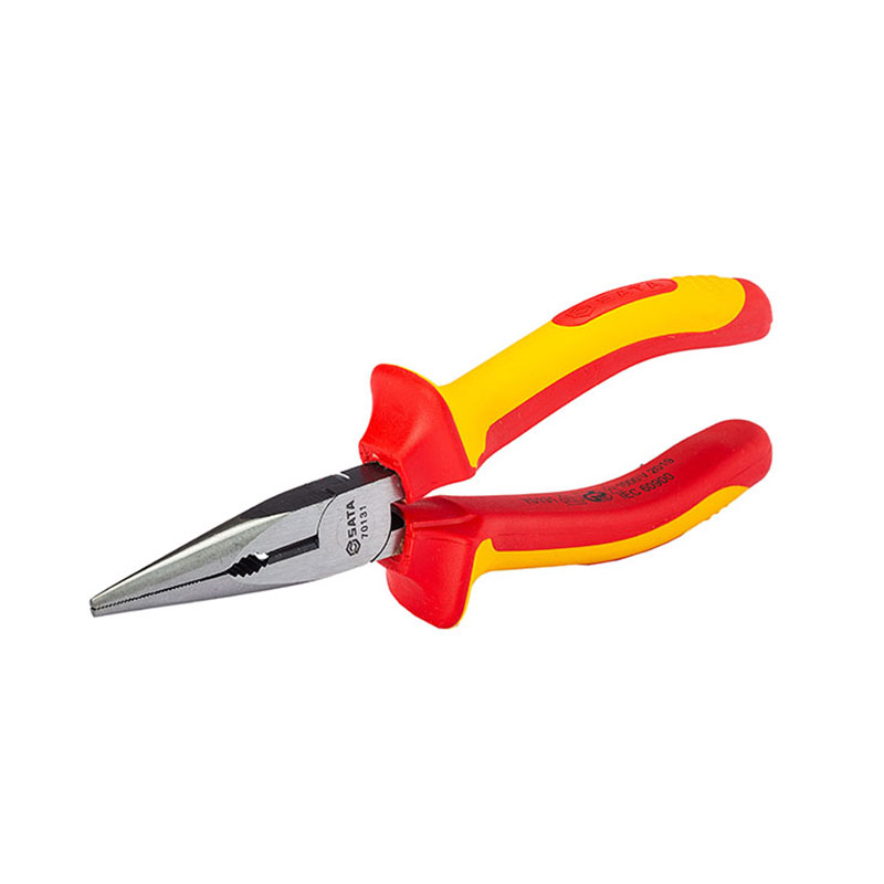 世达(SATA)VDE绝缘耐压尖嘴钳8“(SA70132)高清大图