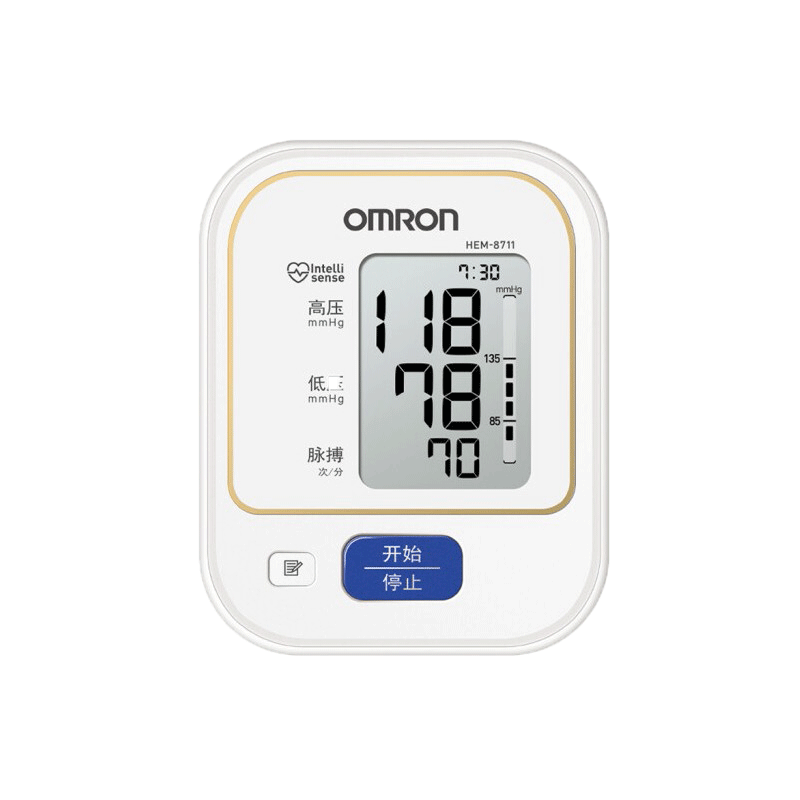 欧姆龙/OMRON 血压计 HEM-8711 电子血压计 上臂式 充电