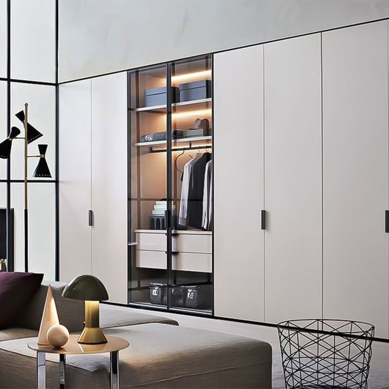 檀星星衣柜定制整体现代简约衣柜定做多功能主卧次卧衣