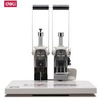 得力(deli)3885财务装订机办公铆管打孔机热熔铆管档案文件凭证4cm会计打孔器半自动装订