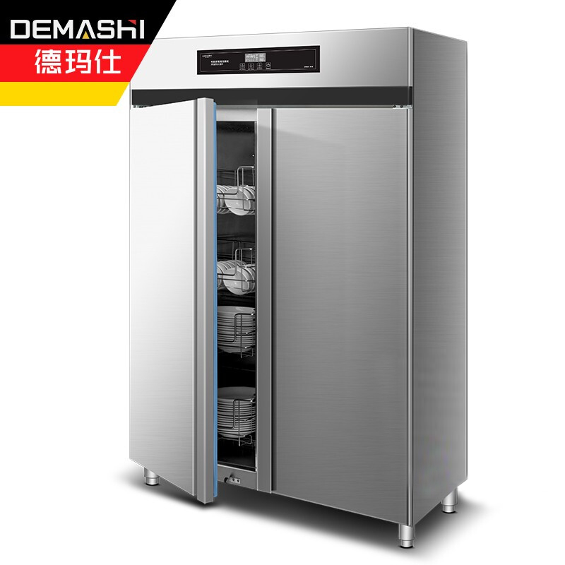 德玛仕(DEMASHI)XDR910P-2F消毒柜热风循环 商用全不锈钢立式高温双开门 厨房餐厅食堂专用大容量
