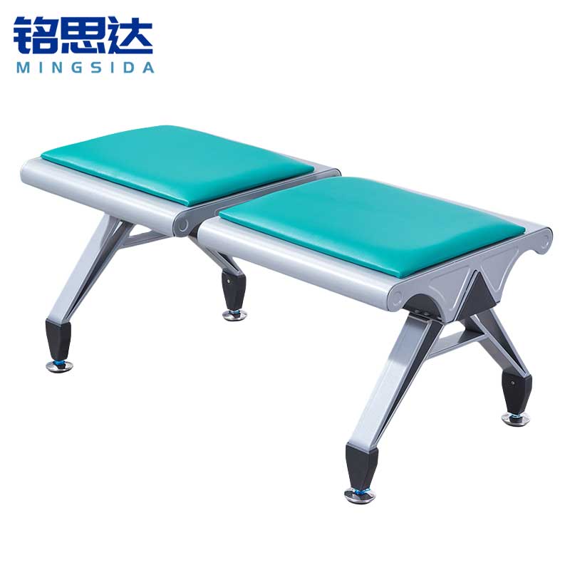 铭思达排椅双人位绿皮垫张高清大图