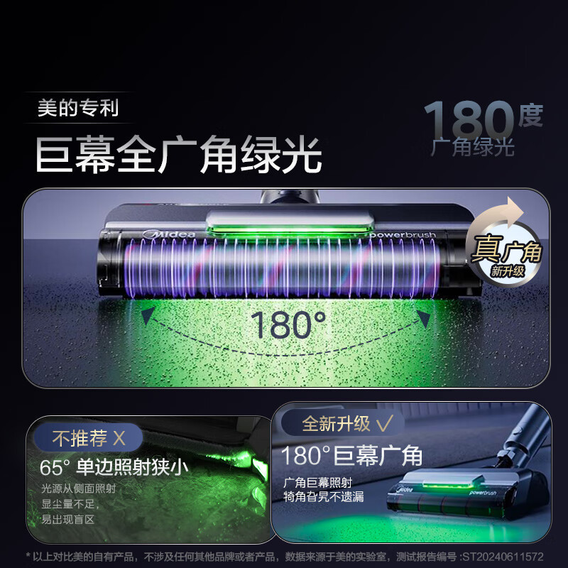 美的(Midea)吸尘器家用大吸力Q9 Station手持无线吸尘器 吸尘器家用宠物除螨 无线自集尘空间站Q9s基站版高清大图