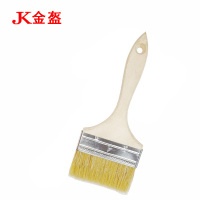 金盔纯猪鬃毛油漆刷毛刷4寸/把