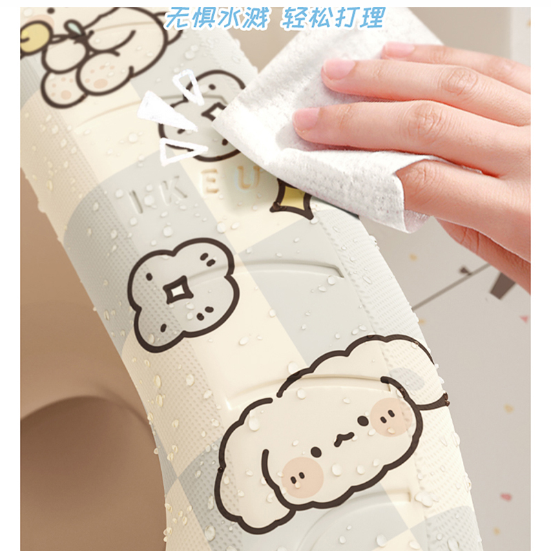 [补贴10%]防水马桶垫四季通用卫生间可水洗泡沫坐便器套圈家用非一次性成人高清大图