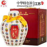 梅兰春 梅坛46度五彩脸谱 芝麻香型 白酒 5000ml 10斤1坛装 中华老字号 京剧大师梅兰芳故乡美酒