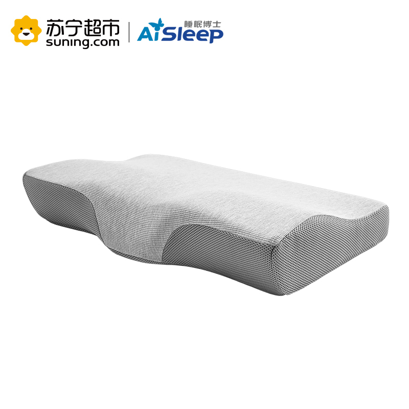 睡眠博士(AiSleep) 舒梦系列 舌型颈椎保健枕头 太空记忆枕慢回弹单人枕芯 脖子护颈枕大小号