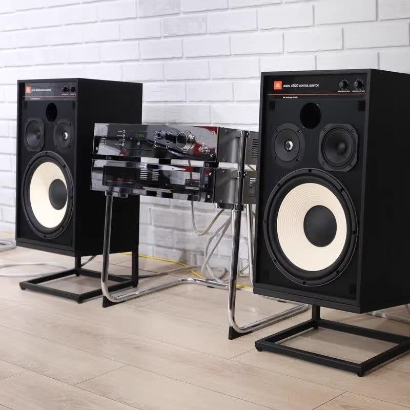 JBL 4312G 熊猫版HiFi无源音箱高端发烧级高保真监听书架箱落地箱(白色)图片