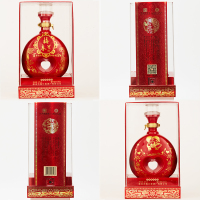 梅兰春 42度心形喜酒 芝麻香型 白酒 500ml 6瓶整箱装 婚宴喜宴用酒 中华老字号