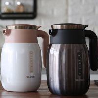 苏泊尔(SUPOR)家用真空保温壶KC16BK1 办公居家安全健康304不锈钢大容量热水瓶商用壶热水壶暖水壶