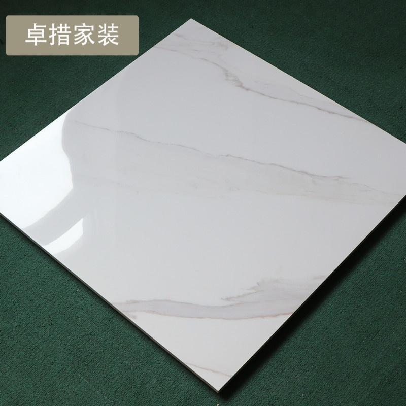 爵士白全抛釉瓷砖600x600客厅防滑地砖卧室阳台地板砖洗手间墙砖壹德