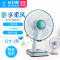 钻石牌电风扇 12寸摇头台式家用静音台扇办公室学生