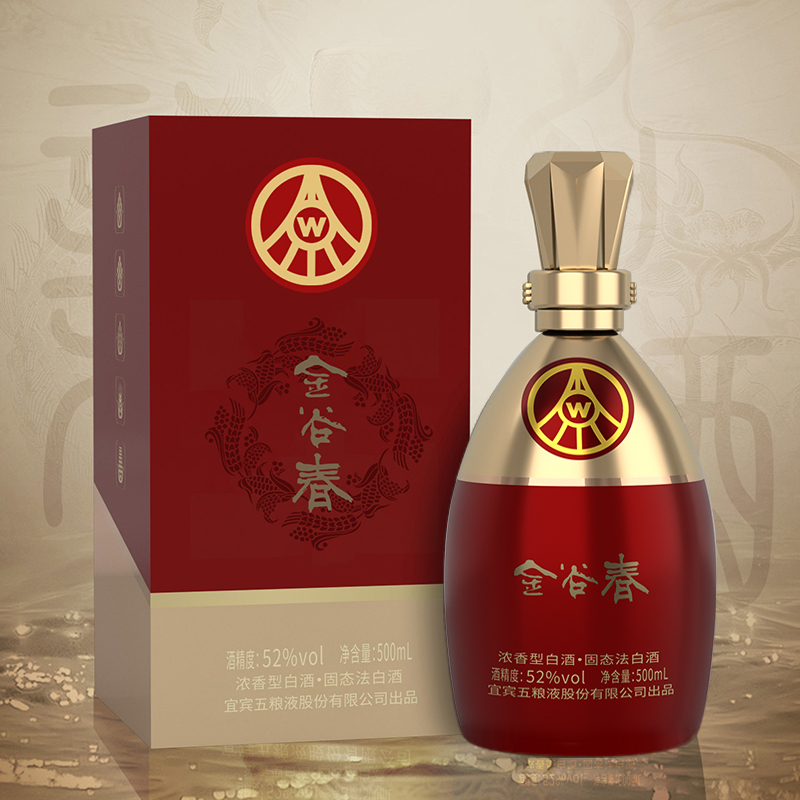 五粮液股份公司出品 金谷春52度500mL*6瓶 整箱装浓香型 优级 白酒 [1469]