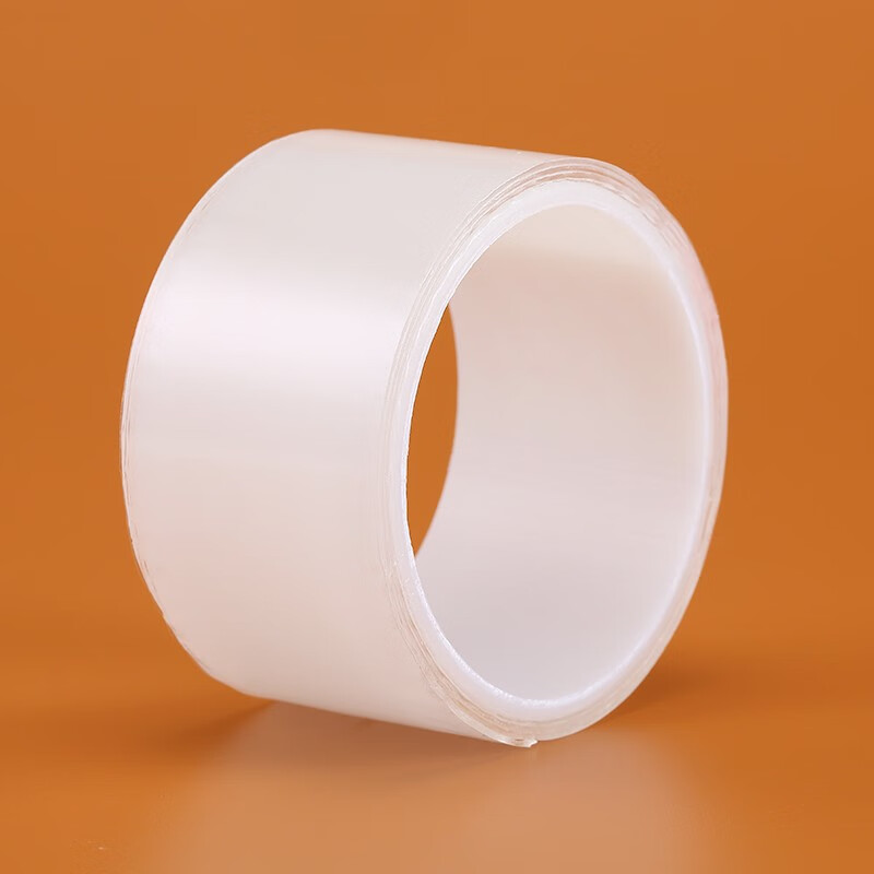 齐心 JN5001m 双面透明胶带 50mm*1m*1mm 1卷/袋 透明高清大图