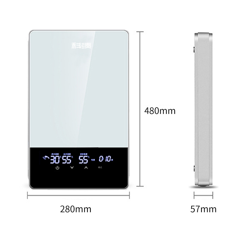 科绩KJ-85F 速热电热水器 厨房宝电热水器 即热式 淋浴器 智能家用热水器洗澡机 金色 8500W