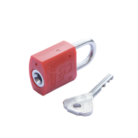金岳 JC30-21 铜锁芯 33*30*20mm 塑料叶片挂锁(计价单位:个)红色