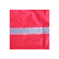 天堂新电豪华电动车雨披(后背带夜光条) 大红