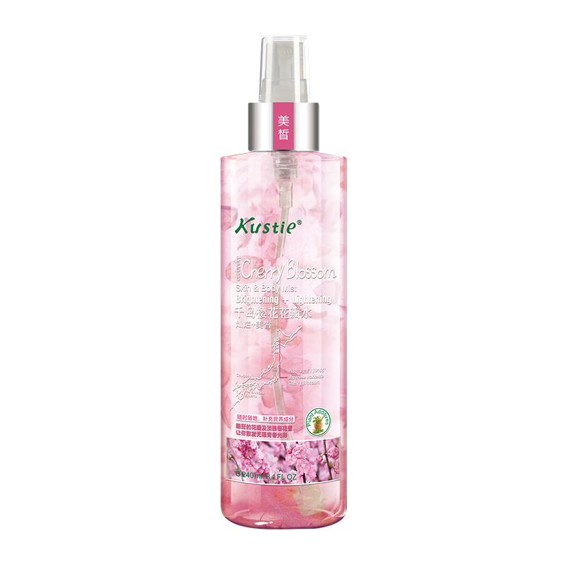 蔻斯汀(Kustie)千岛樱花花瓣水240ml 身体水乳 全身可用 随时补水