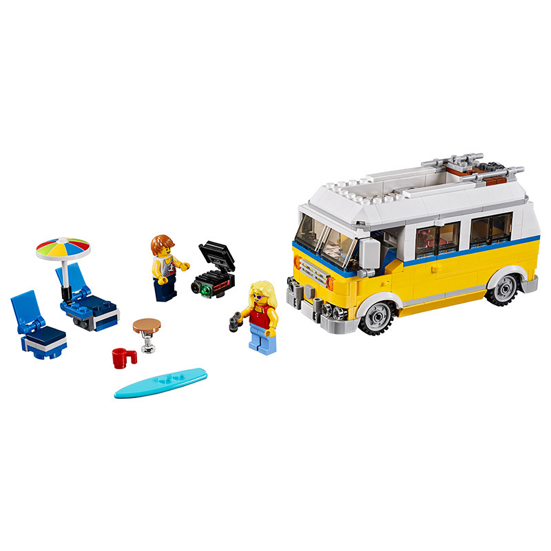 LEGO 乐高 Creator创意百变系列 阳光海滩房车 LEGC31079