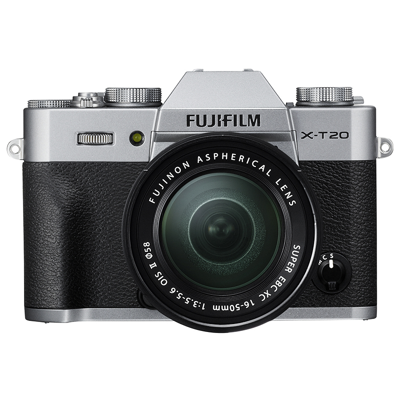 富士（FUJIFILM）X-T20（XC16-50MM） 微单套机 银色 富士微单 XT20 三代传感器+Pro处理器