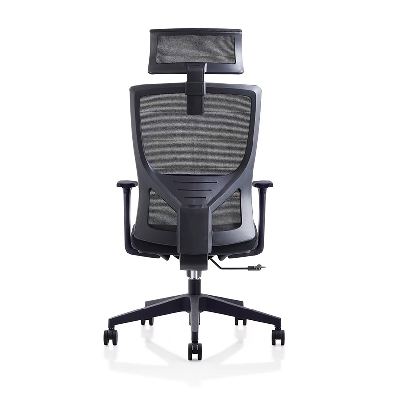 双朗 办公椅 SL-43325YBL 600*630*1140-1300mm 黑色 把高清大图