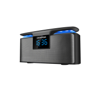 乔歌（QIAOGE)M10无线蓝牙音箱超重低音炮手机户外家用车载收音机便携式闹钟音响蓝牙4.2黑色