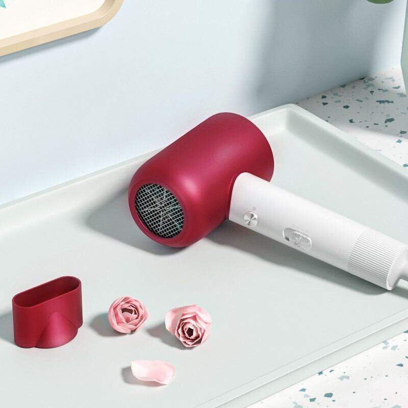 超人[出行必备]电吹风 家用吹风筒负离子护发1600W智能恒温吹风机 RD7610红高清大图