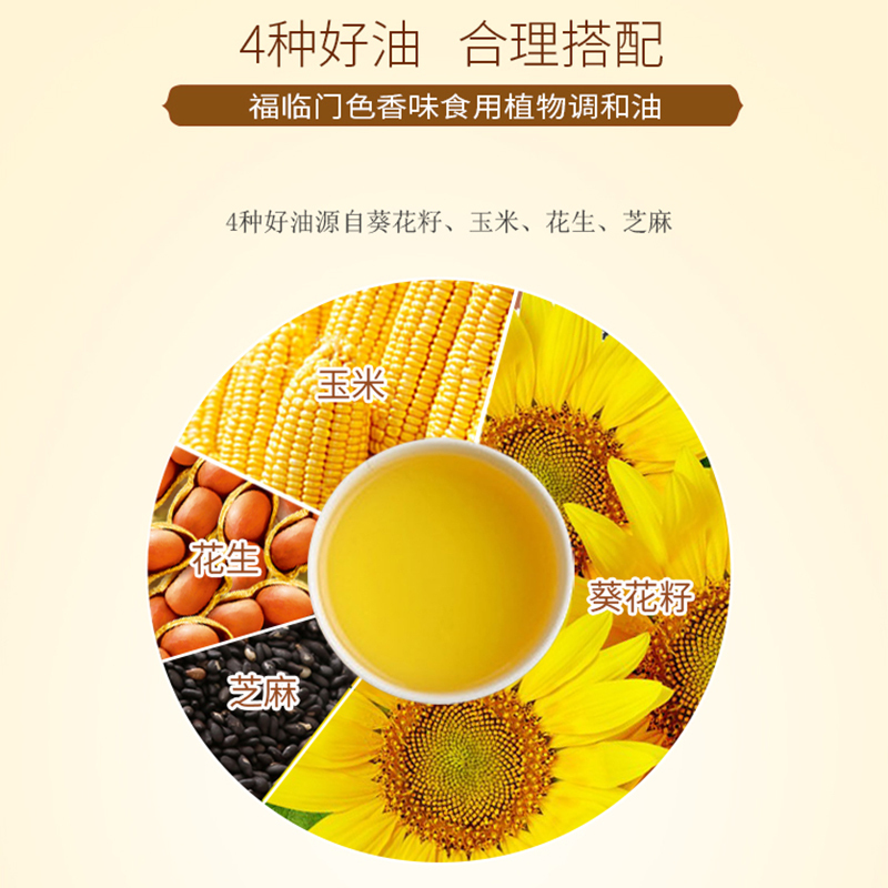 福临门 5L福临门色香味食用植物非转调和油