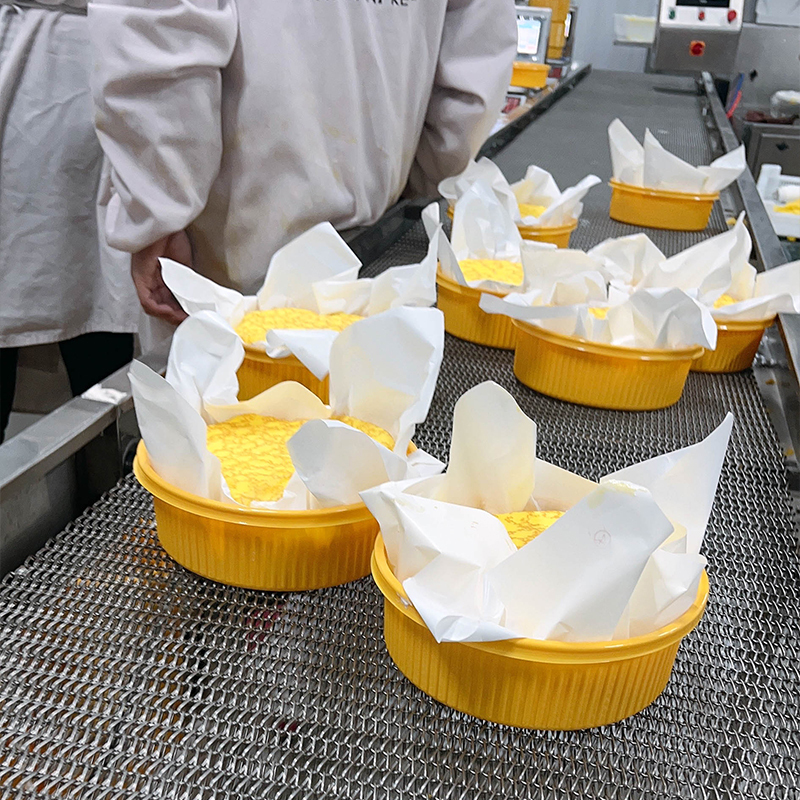[鲜佰客][顺丰快递]虎皮榴莲千层 1盒 400g/盒 休闲零食小吃早餐糕点
