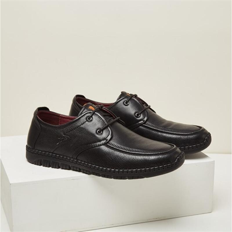 红蜻蜓豆豆鞋新款男鞋秋季透气潮英伦一脚蹬男士休闲皮鞋a960155