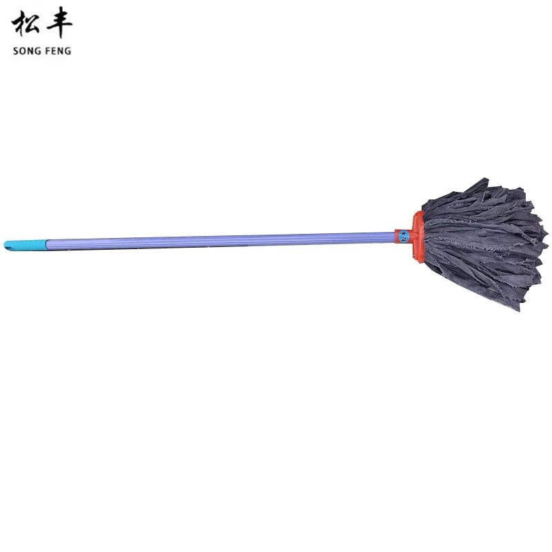 松丰 纯棉加大不掉毛拖把干湿两用拖布 TB-9 把高清大图