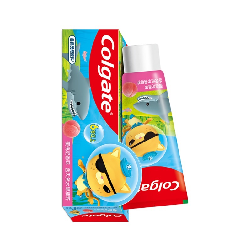 高露洁(Colgate)妙妙刷儿童牙膏(6岁以上) 蜜桃奶香味 70g高清大图