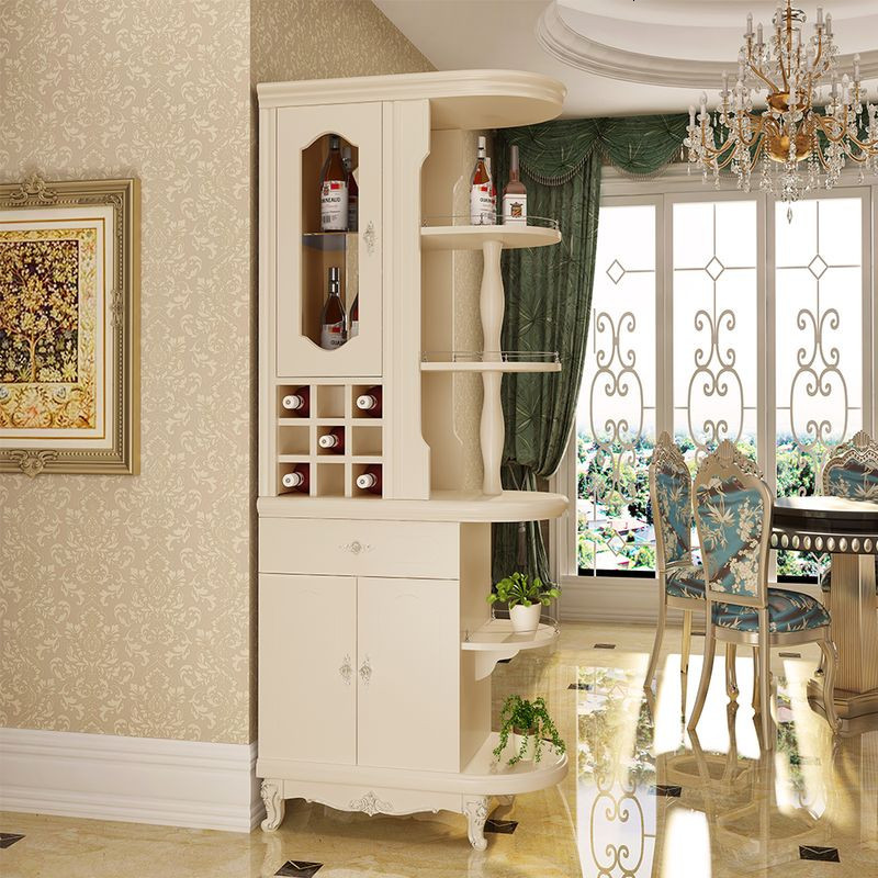 欧式田园玄关柜酒柜客厅双面隔断屏风装饰厅间厅柜进镂空鞋柜