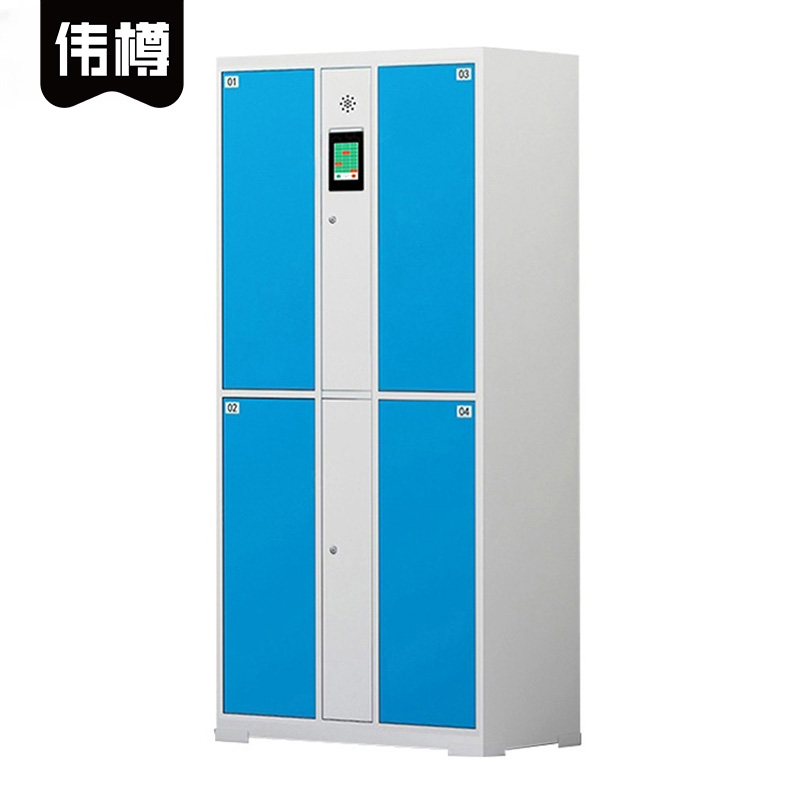伟樽电子存包柜人脸识别4门850*460*1800mm台高清大图