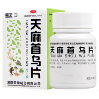 国华 天麻首乌片 100片/盒