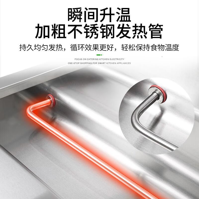 圣托 STTA-FA21 保温售饭台 ?立式6格∣默认201大盘/自选盘 单位:台