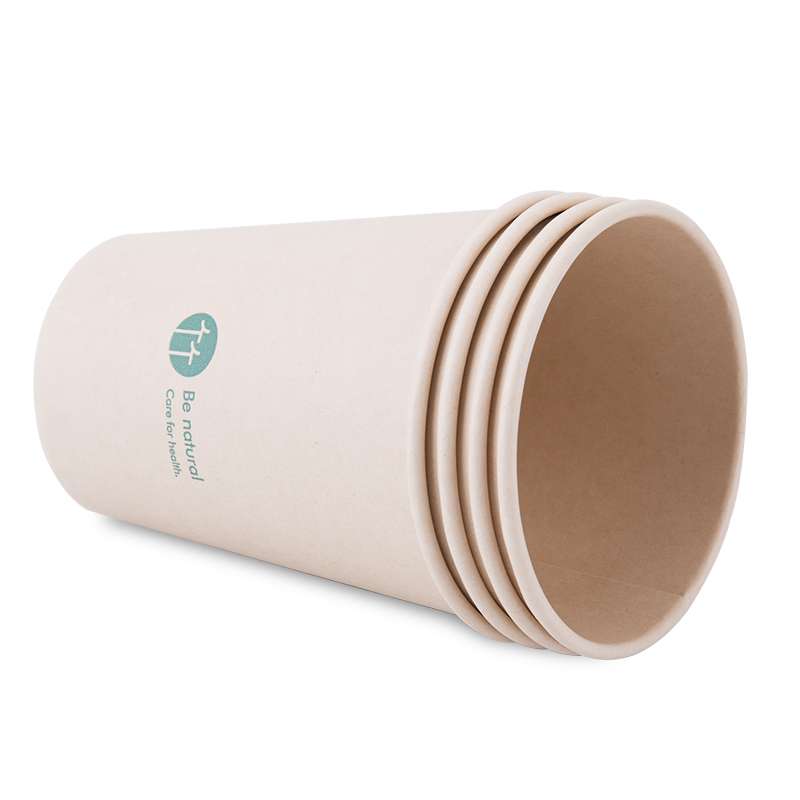 得力(deli) 19208竹纤维加厚型一次性水杯/纸杯250ML100只/袋1袋装高清大图