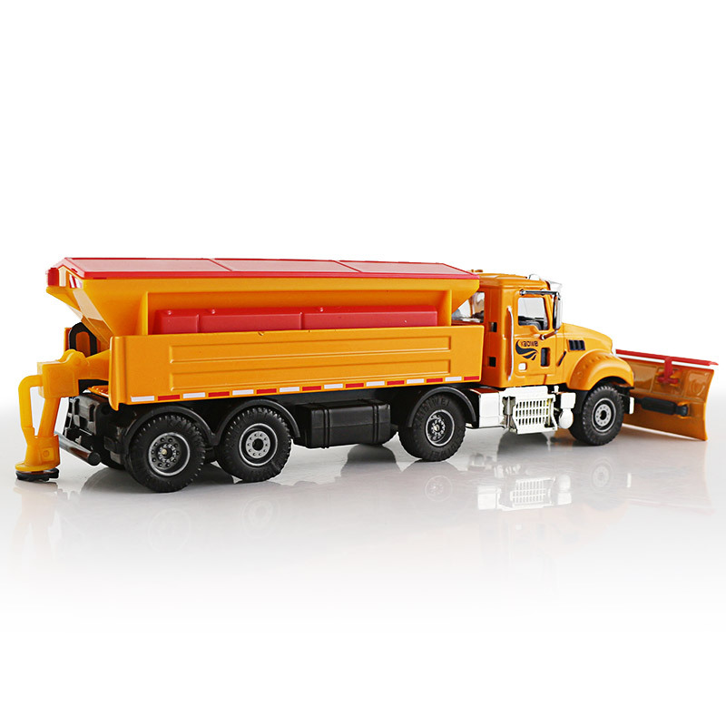 凯迪威合金美式工程车铲雪车金属除雪车儿童玩具模型车金属摆件625129