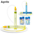 安格耐特(Agnite)得力安格耐特竹节跳绳可调节儿童小学生竞速不打结训练 FT155竞速跳绳一条[PVC] FT155蓝色 一条