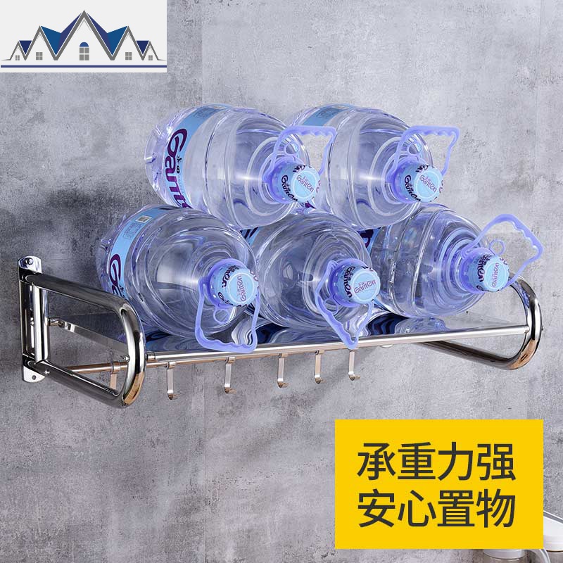 不锈钢微波炉置物架壁挂式厨房调料收纳架子墙上挂架烤箱支架托架 三维工匠高清大图