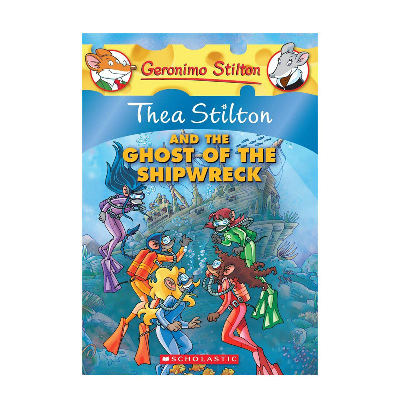 老鼠记者14 嘘,卡夫利 [正版]英文原版 TN Thea Stilton and the Ghost of the S