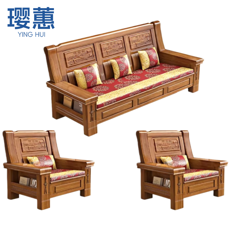 璎蕙 沙发 组合 1+3 套高清大图