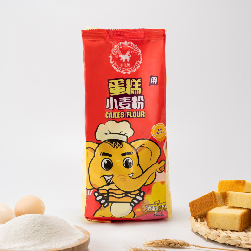 金禾象蛋糕用小麦粉 原装1kg 优质低筋小麦粉 家庭烘焙原料 蛋糕专用面粉