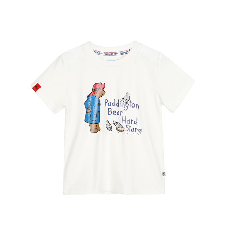 Paddington Bear帕丁顿熊童装夏季男童女童短袖圆领T恤