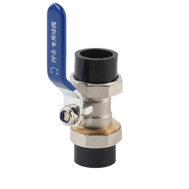 时速 PE双活接球阀 20mm 个高清大图