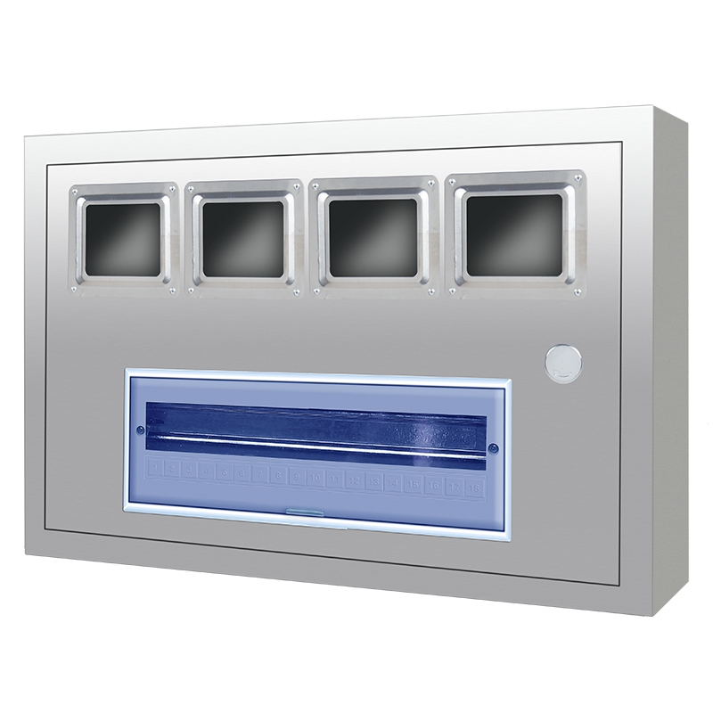 古达一户二不锈钢电表箱明装暗装单相电箱盒家用配电箱出租房外壳盒子