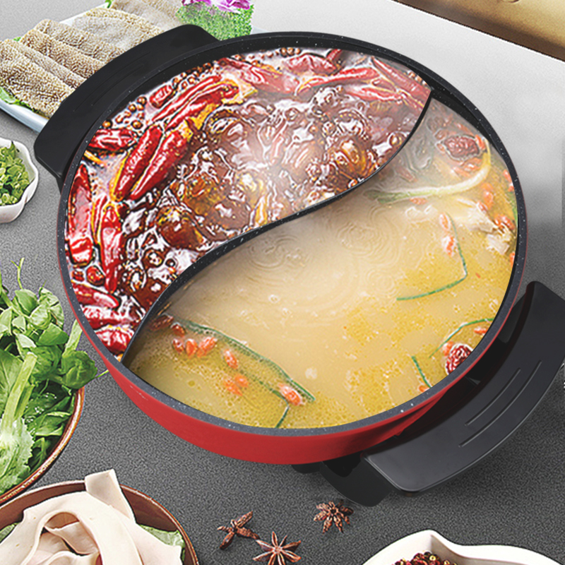 英麦斯 美奥多功能鸳鸯火锅 YAZT2037DQ 30CM