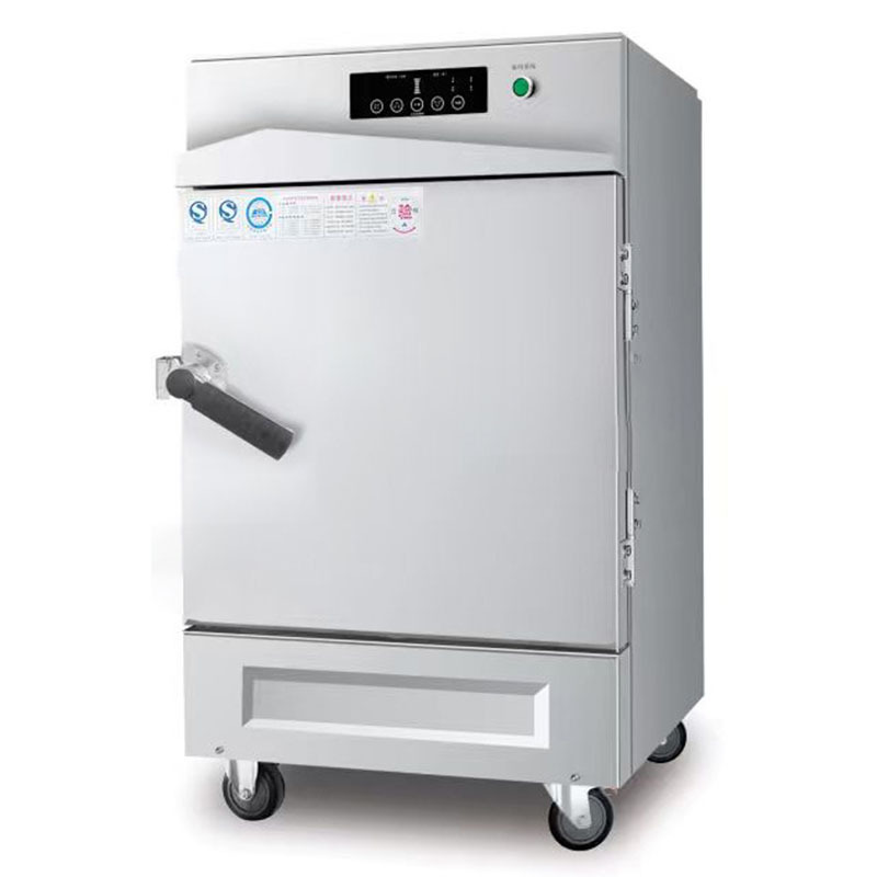 疆途者 商用电蒸箱蒸饭车单门6盘豪华电脑款电蒸饭柜 380V 6kW SJTZ-S1DC-8002高清大图