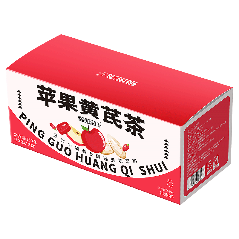 [福东海]苹果黄芪茶150克(10克x15袋)高清大图