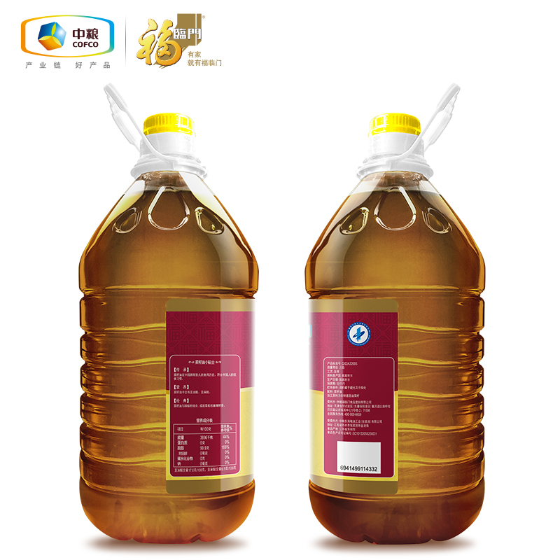 [中粮我买网]福临门非转基因纯香菜籽油5L 新老包装随机发货
